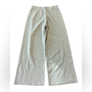 GC Fontana Cashmere Silk Wool Blend Wide Leg Pull On Cropped Knit Pants